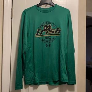 Notre Dame Under Armour long sleeve t shirt (med)